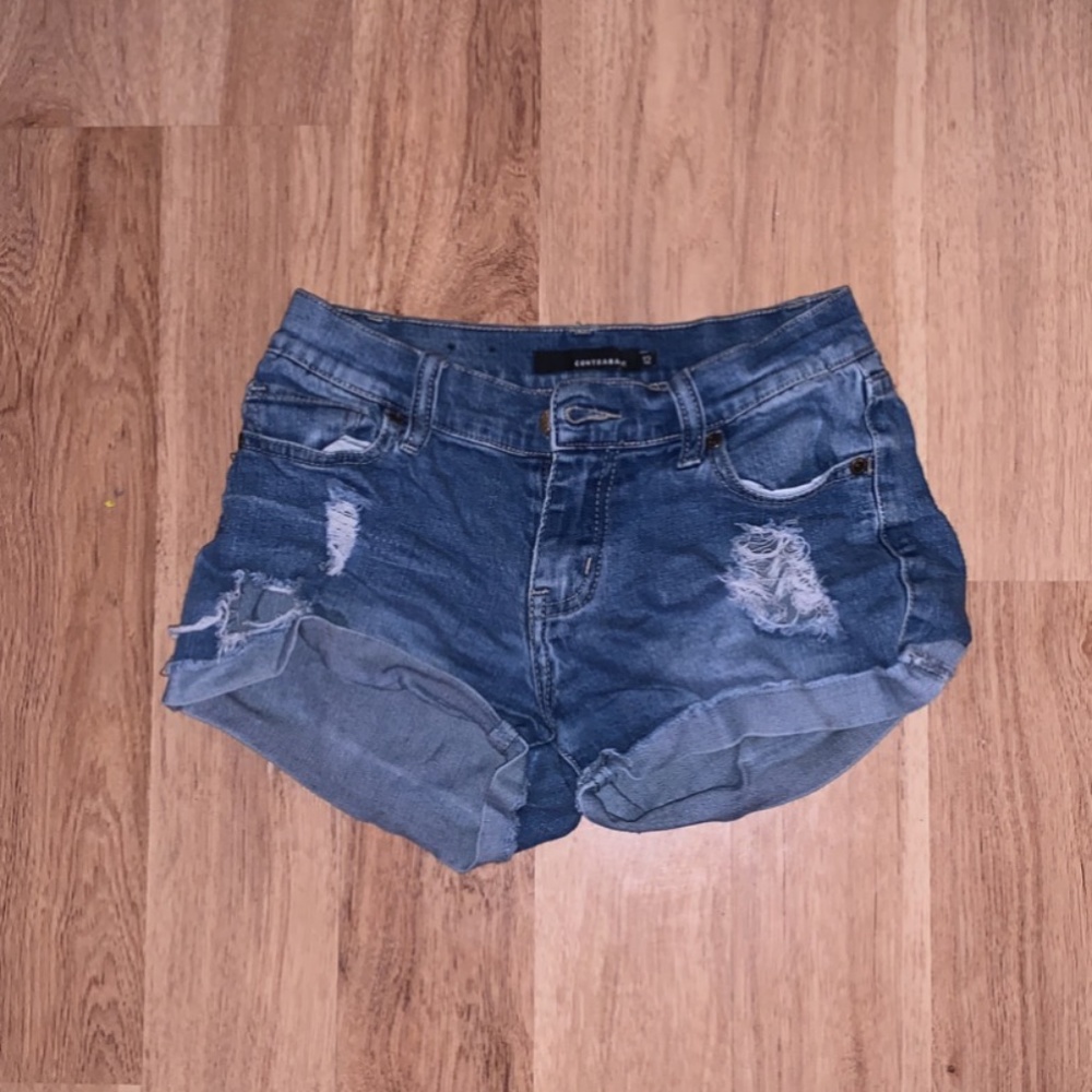 contraband youth size jean shorts